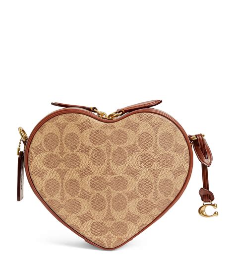 coach crossbody heart purse